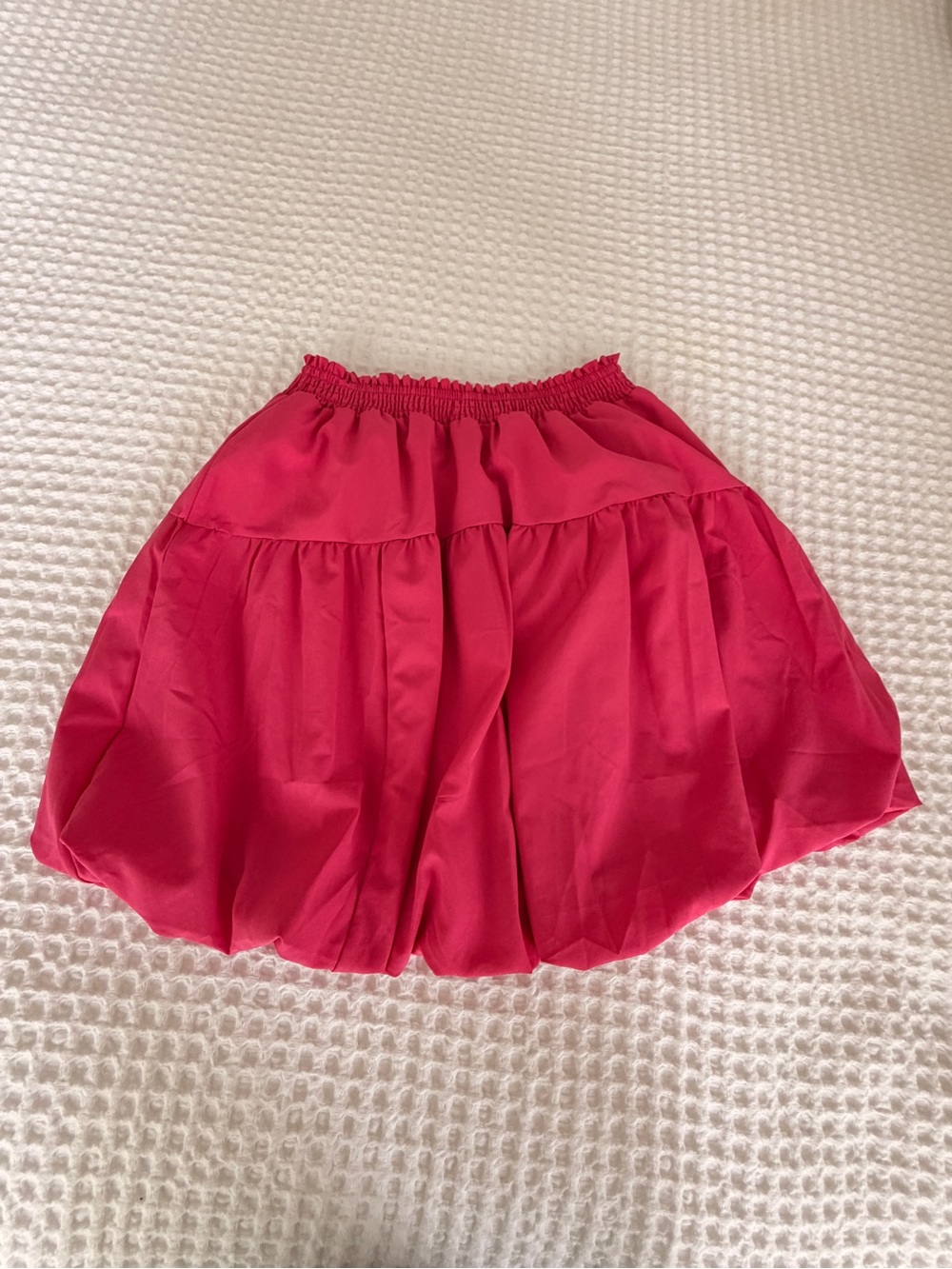 Women's Cliche Vibrant Pink Bubble Skater Skirt